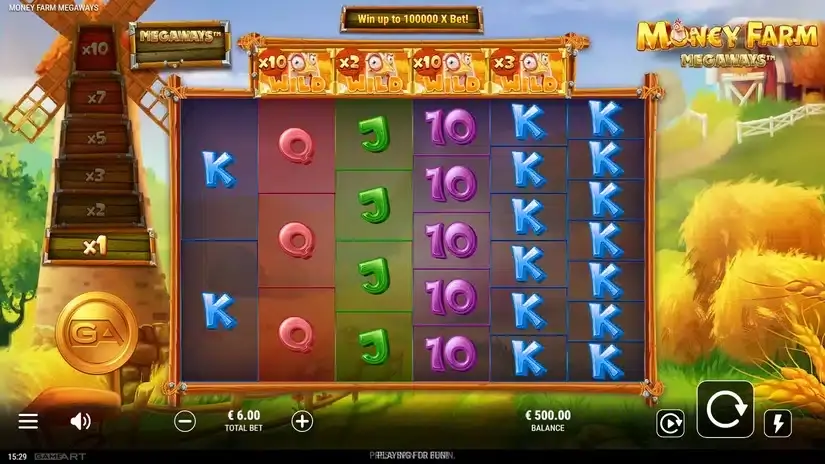 Money Farm Megaways slot screenshot 1