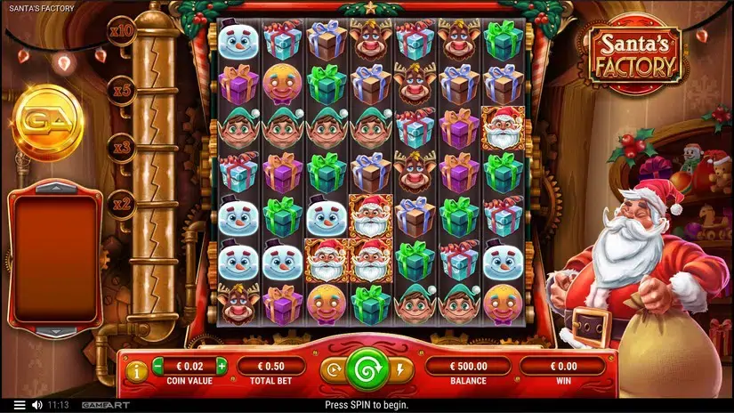 Santa’s Factory slot screenshot 1