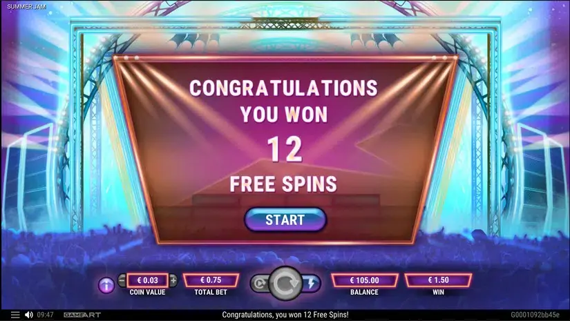 Summer Jam slot screenshot 6