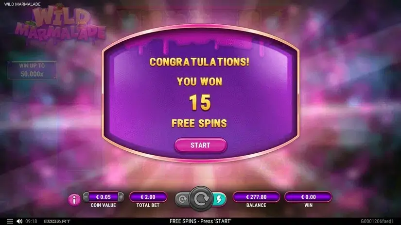 Wild Marmalade slot screenshot 4