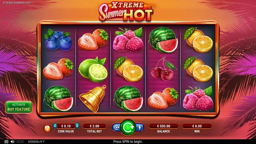 Xtreme Summer Hot slot screenshot 1
