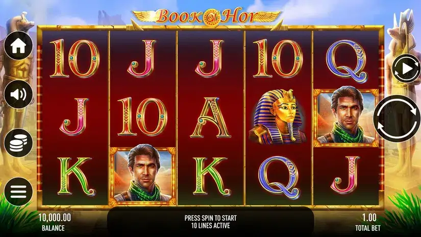 Book of Hor slot screenshot 1