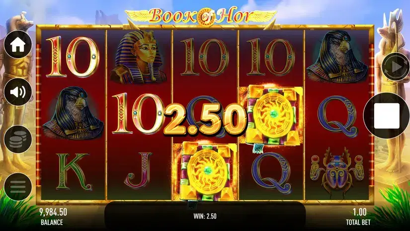 Book of Hor slot screenshot 2