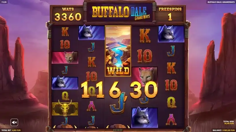 Buffalo Dale: Grandways slot screenshot 10