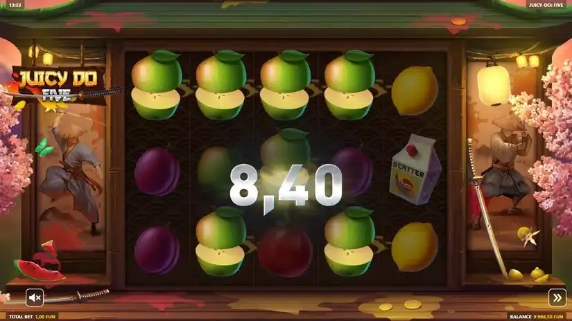 Juicy Do Five slot screenshot 2