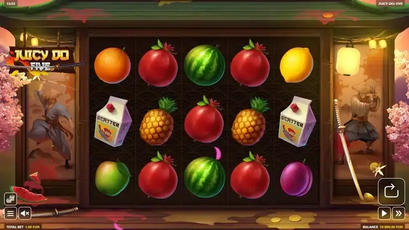 Juicy Do Five slot screenshot 