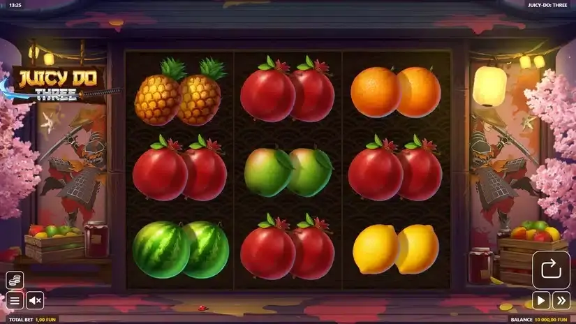 Juicy Do Three slot screenshot 1
