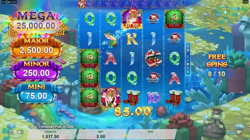 Fishin’ Christmas Pots Of Gold slot screenshot 6