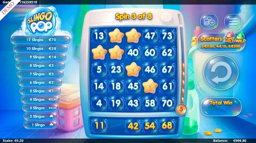 Slingo Pop Arcade slot screenshot 2