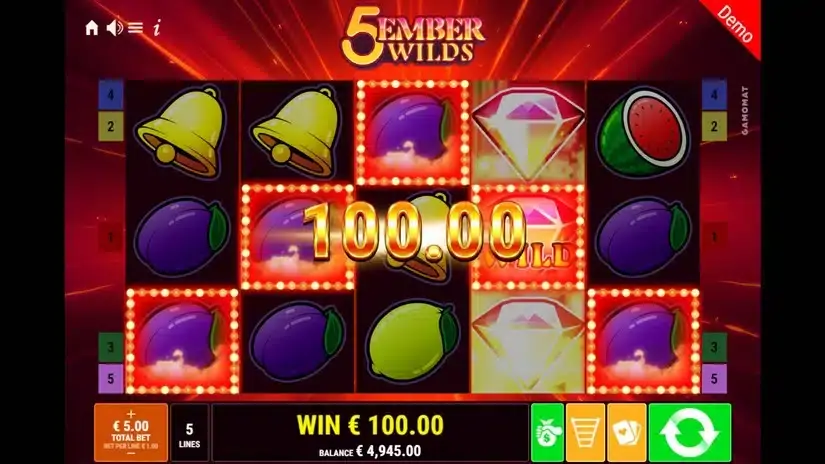 5 Ember Wilds slot screenshot 4