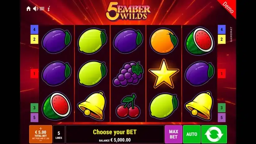 5 Ember Wilds slot screenshot 2