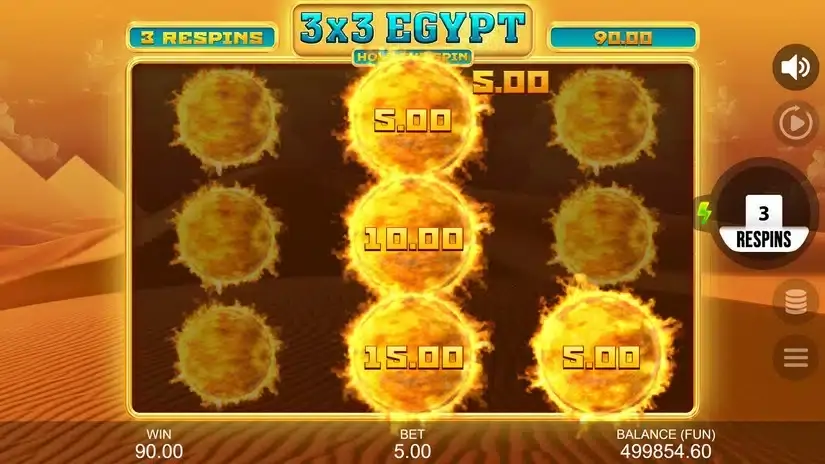 3×3 Egypt: Hold the Spin slot screenshot 4