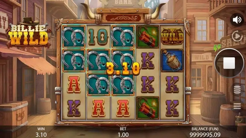 Billie Wild slot screenshot 2