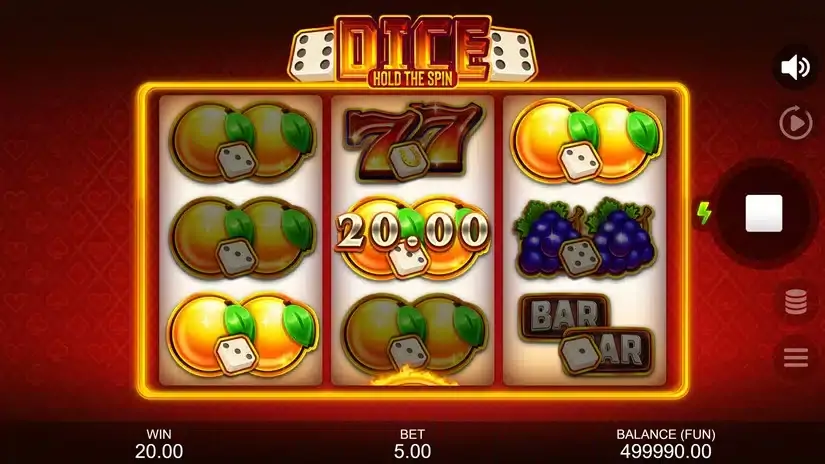 Dice: Hold The Spin slot screenshot 2