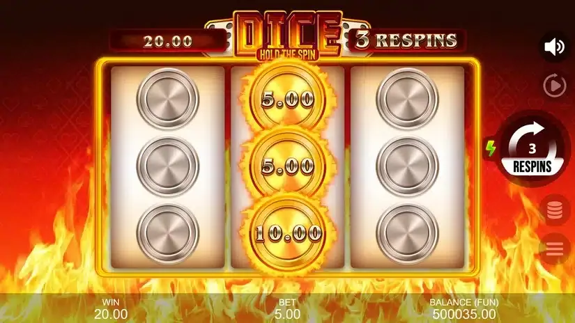 Dice: Hold The Spin slot screenshot 6