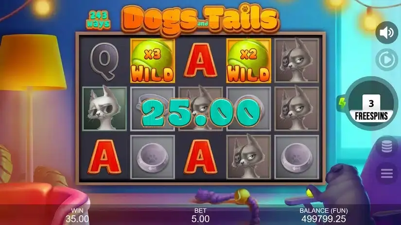 Dogs and Tails slot screenshot 4