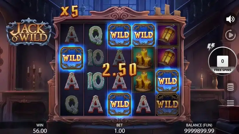 Jack O’Wild slot screenshot 