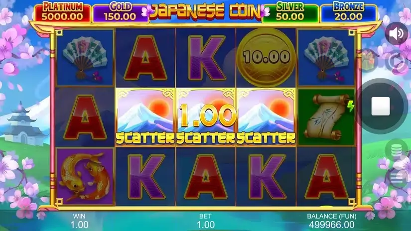 Japanese Coin: Hold The Spin slot screenshot 2