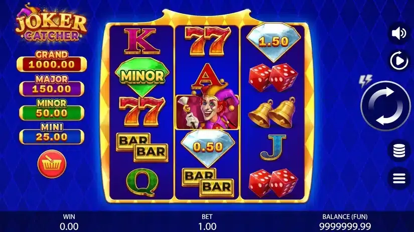 Joker Catcher slot screenshot 1