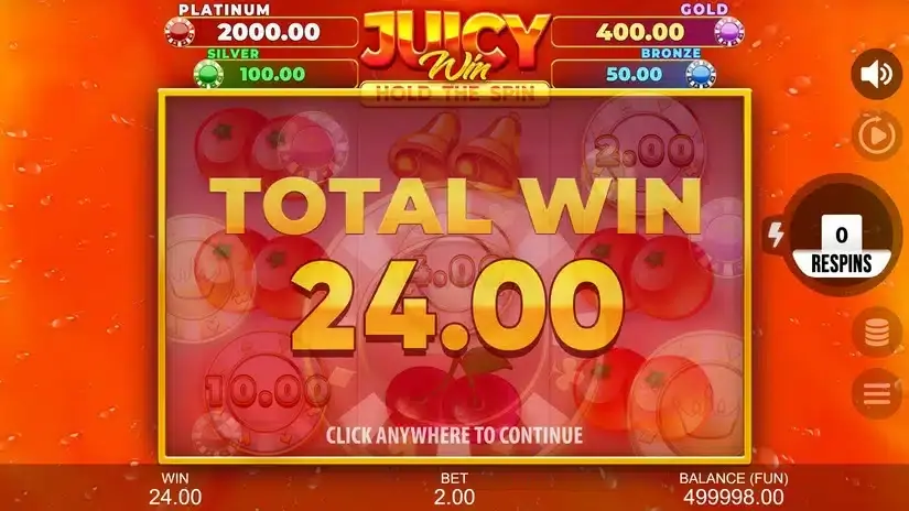 Juicy Win: Hold The Spin slot screenshot 4