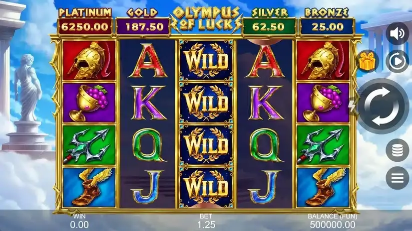 Olympus of Luck: Hold the Spin slot screenshot 