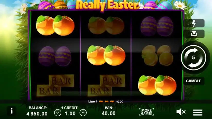 Really Easter slot screenshot 2