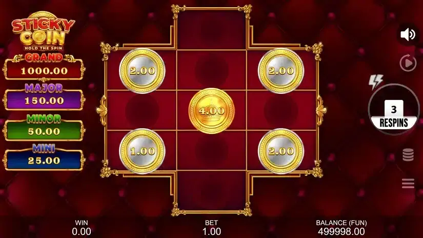 Sticky Coin: Hold The Spin slot screenshot