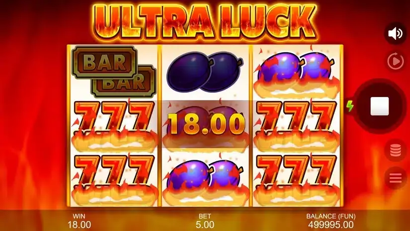 Ultra Luck slot screenshot 2