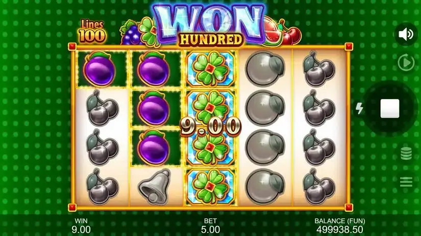 Won Hundred slot screenshot 4