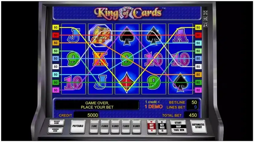 King of Cards slot screenshot 
