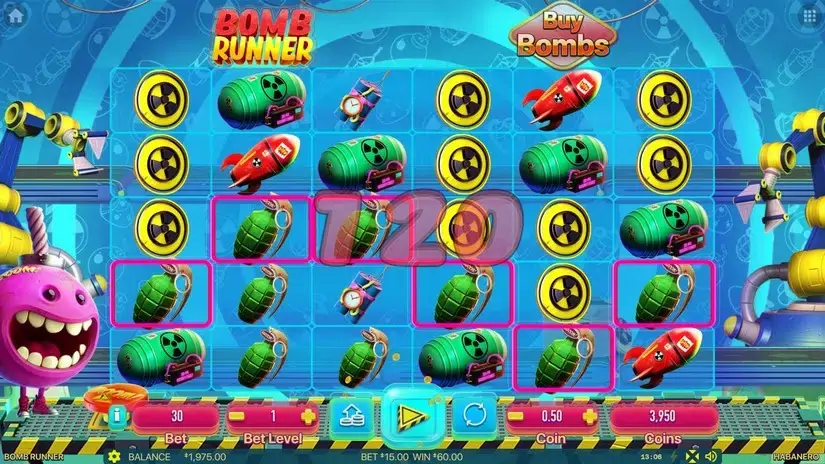 Bomb Runner slot screenshot 3