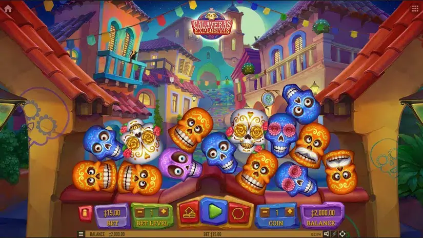 Calaveras Explosivas slot screenshot 