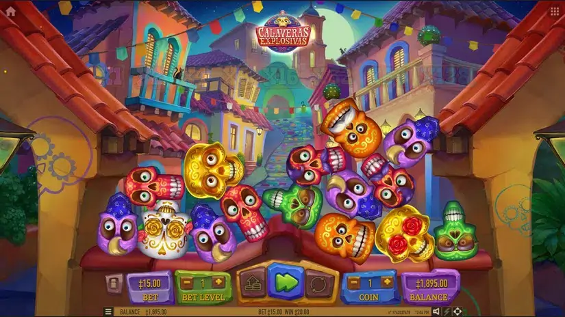 Calaveras Explosivas slot screenshot 2