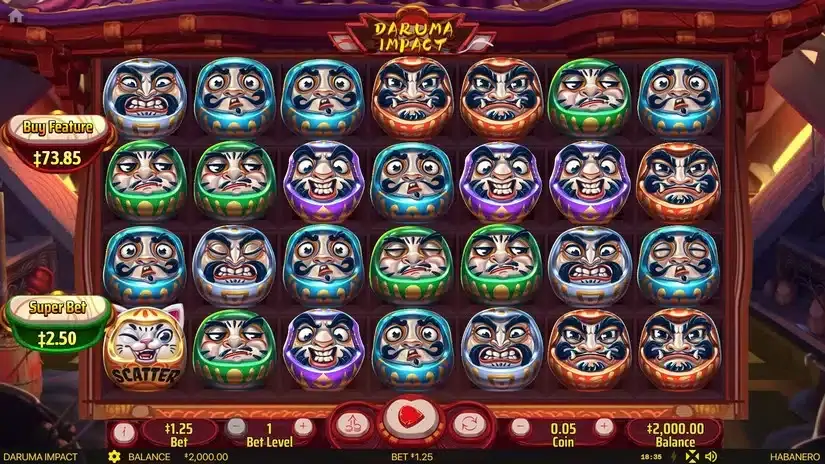 Daruma Impact slot screenshot 
