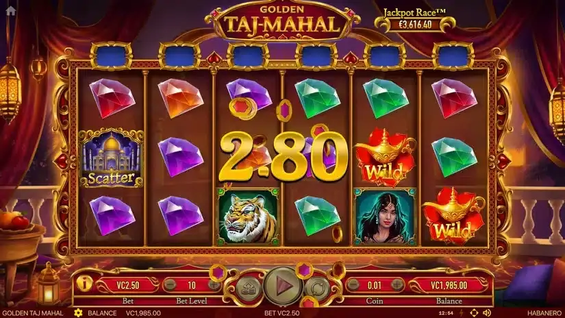 Golden Taj Mahal slot screenshot 2