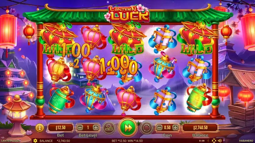 Lantern Luck slot screenshot 