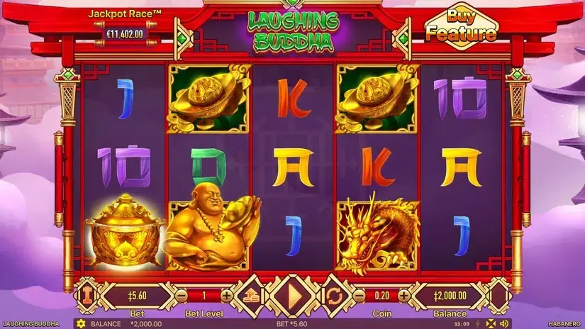 Laughing Buddha slot screenshot 
