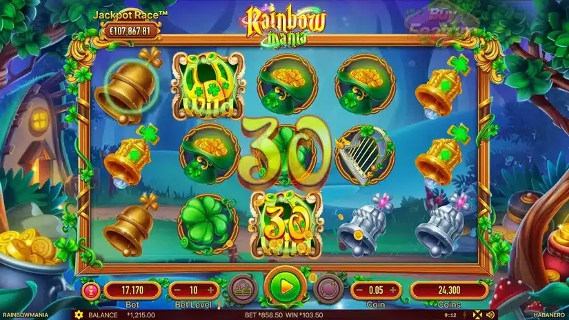 Rainbow Mania slot screenshot 4