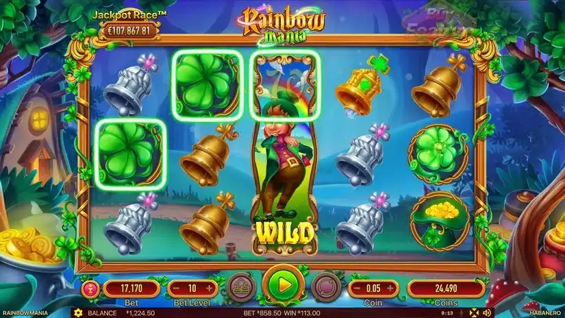 Rainbow Mania slot screenshot 5
