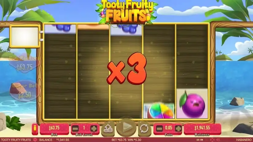 Tooty Fruity Fruits slot screenshot 4