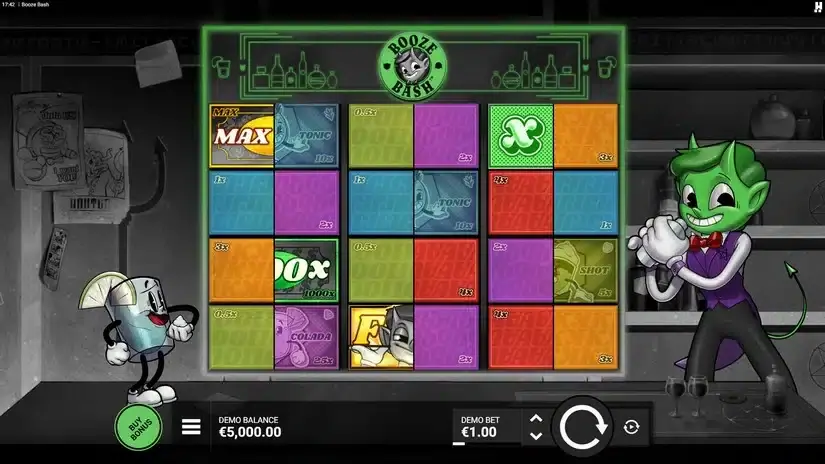 Booze Bash slot screenshot 