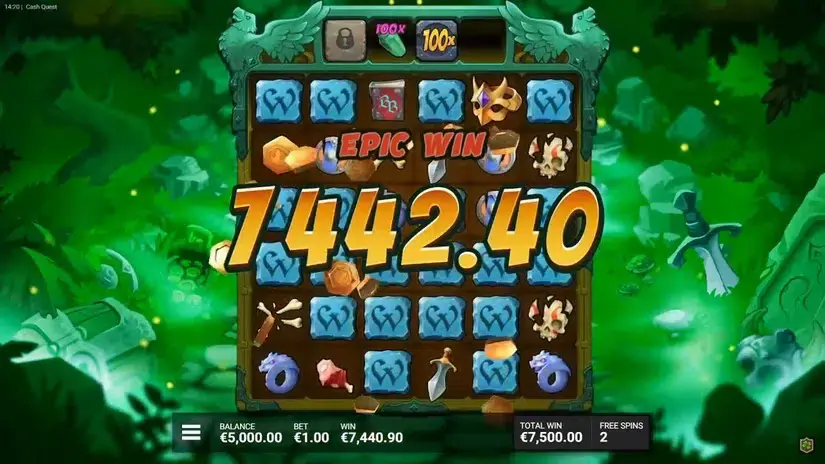 Cash Quest slot screenshot 7
