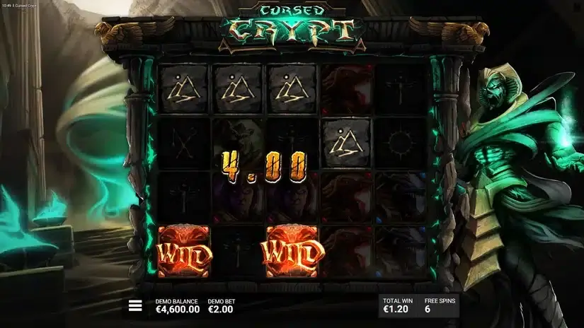 Cursed Crypt slot screenshot 