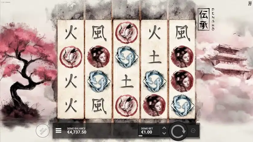 Densho slot screenshot 2