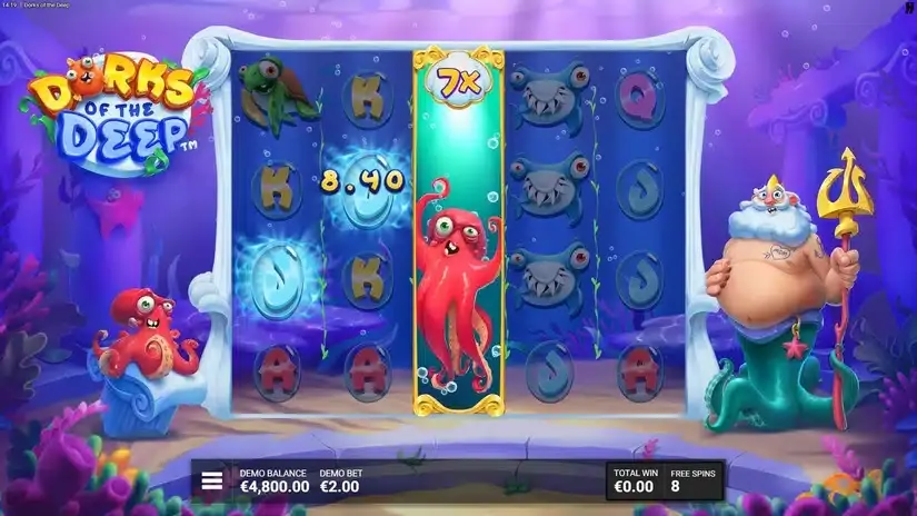 Dorks of the Deep slot screenshot 4