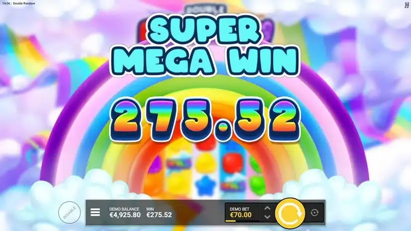 Double Rainbow slot screenshot 