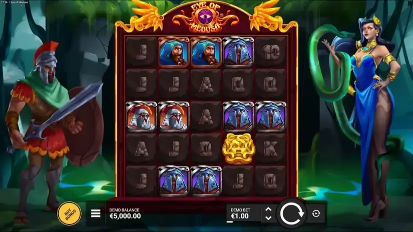 Eye of Medusa slot screenshot 