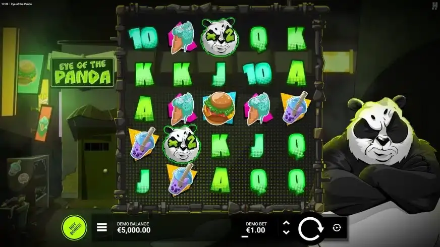 Eye of the Panda slot screenshot 