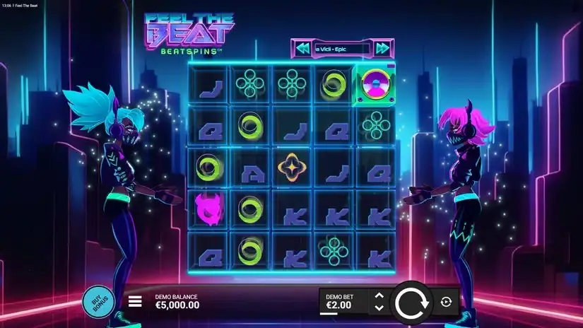Feel the Beat slot screenshot