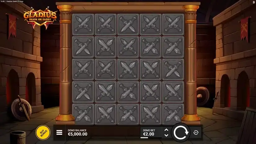 Gladius Death or Glory slot screenshot 1